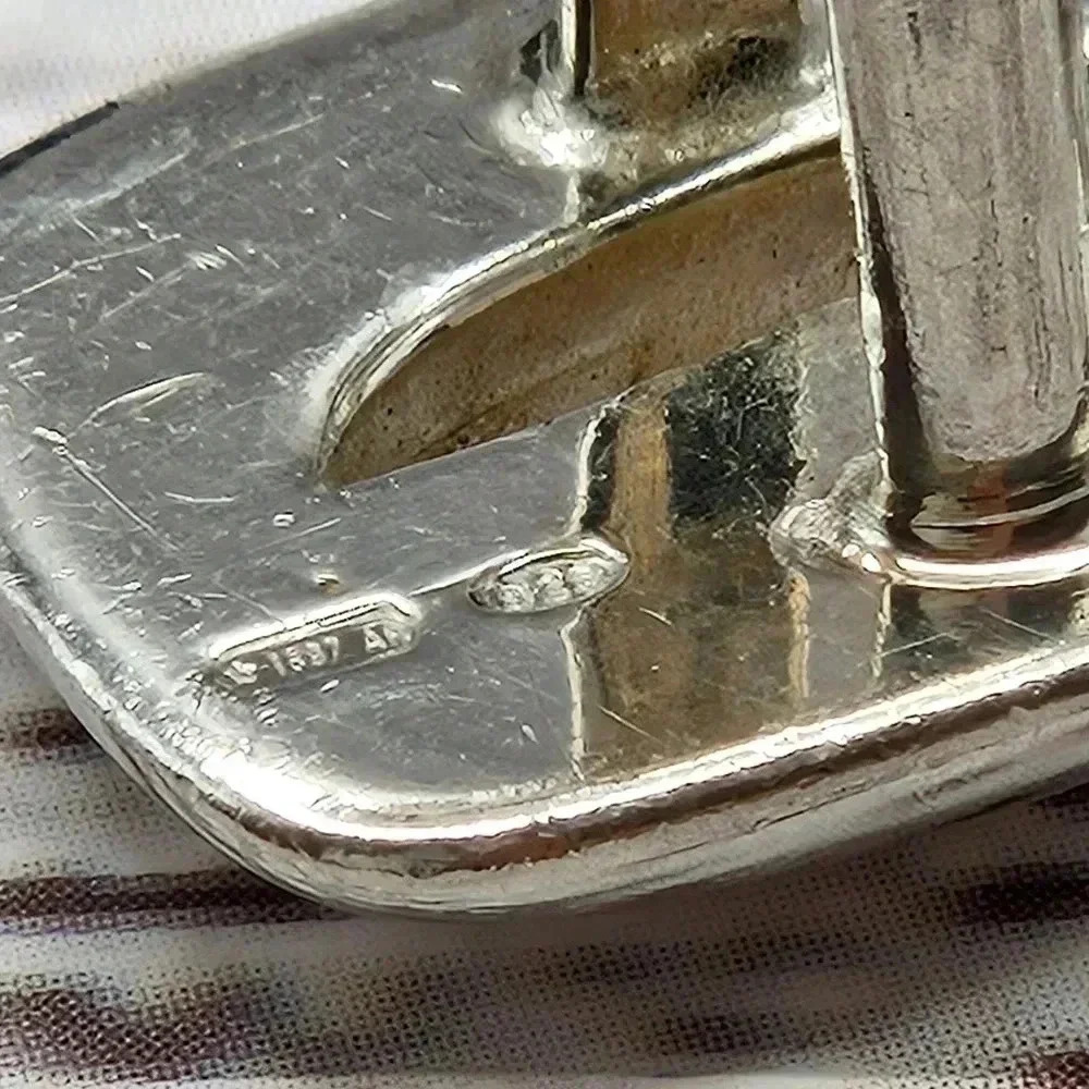 Gucci Sterling Silver Cuff Links - Picture 2 of 4